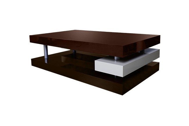 3 level coffee table in beechMDF