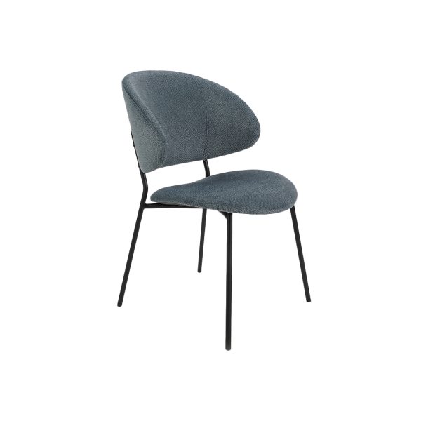 Dining chair by Mahagoni Furniture in denim