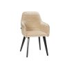 Dining chair by Mahagoni Furniture in cream velvet