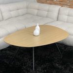 One coffee table Clouds from MDF oak by Mahagoni Furniture