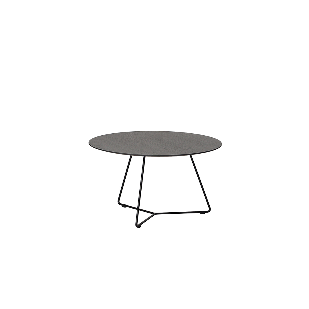 кружна клуб маса со плотна даб